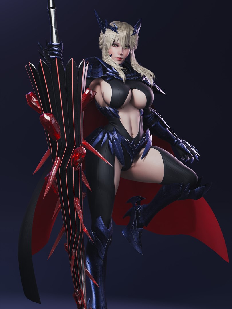 3D Artoria Pendragon Lancer - Game Ready model https://p.turbosquid.com/ts-thumb/nc/jG2mAQ/0z/artorialanceralter_preview03/jpg/1738385043/1920x1080/fit_q87/bc9463f4f303a3f8d3cf3cfcc18c099626d6bb11/artorialanceralter_preview03.jpg