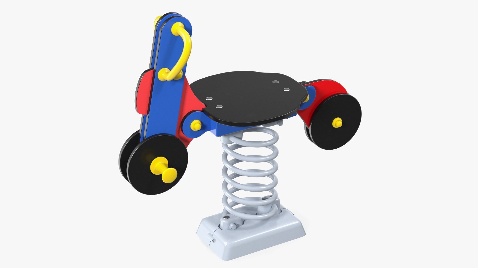 3D Playground Motorbike Springer - TurboSquid 2076317