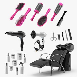 beauty salon equipment 2 3D