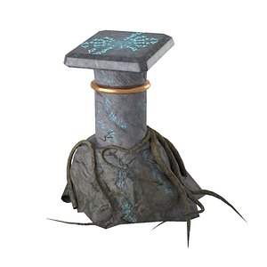 Ancient stone altar GAME READY
