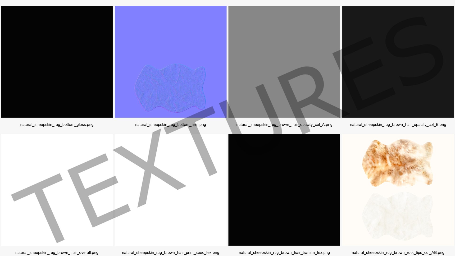 3D Natural Sheepskin Rug Brown Fur https://p.turbosquid.com/ts-thumb/nc/sLDqUw/Kx/naturalsheepskinrugbrownfurmb3dmodel017/jpg/1639655471/1920x1080/fit_q87/8e8b08253c76f25fc3fb0688edb5452f0451e0bc/naturalsheepskinrugbrownfurmb3dmodel017.jpg