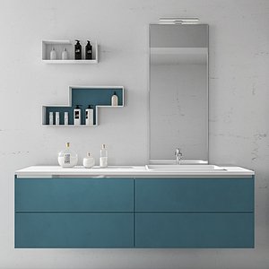3D bathroom furniture set arcom