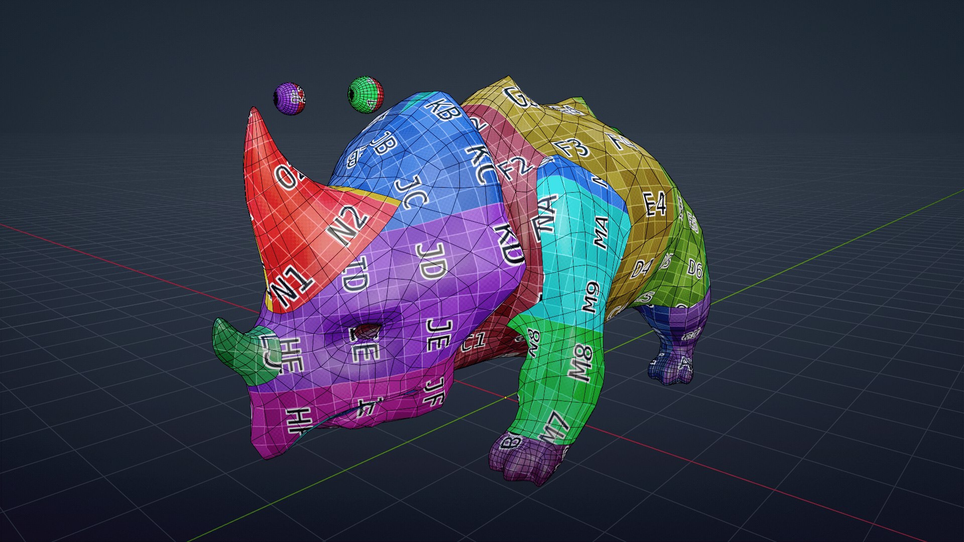 3D Model Triceratops Cartoon Rigged Monster Ride Low-poly 3D Model ...