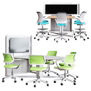 Steelcase - Media:Scape D-Form Totem