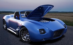 concept car cobra 3d model
