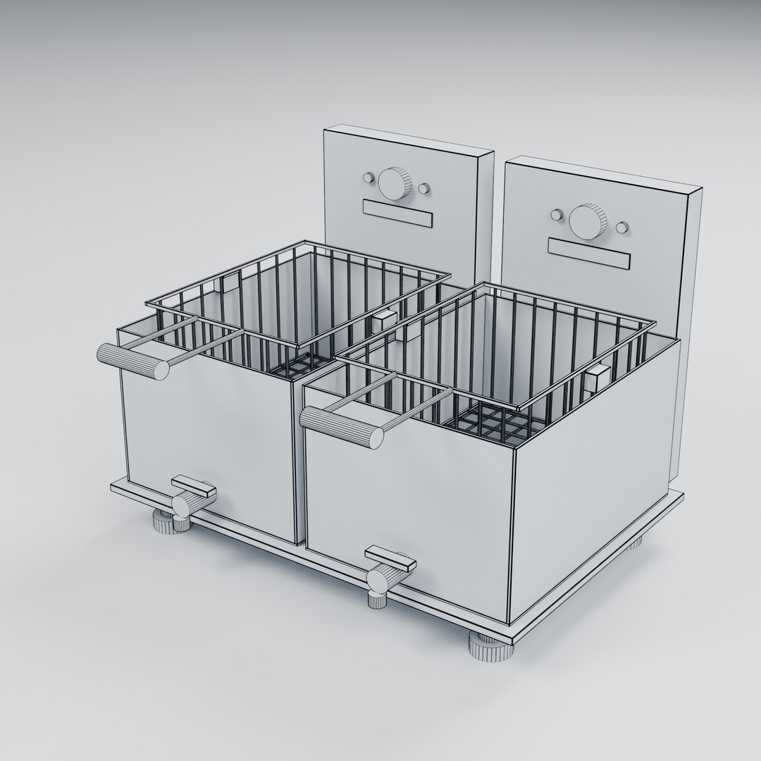 3D Commercial Double Basket Countertop Fryer model https://p.turbosquid.com/ts-thumb/nc/yq6mAM/XK/06_wireframe/jpg/1788955535/1920x1080/fit_q87/ce1fabd92da3bb3df14f8f81d42ffd41c879a28b/06_wireframe.jpg