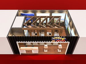 3D model fair stand
