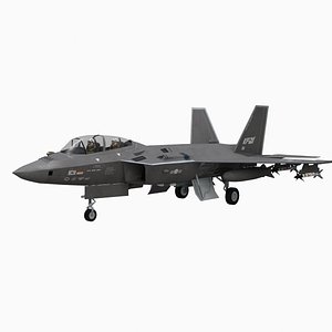 kf21 two seat fighter jet model