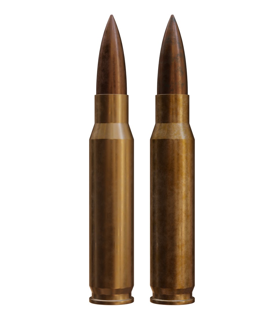 3D Model 308 Winchester Bullet - TurboSquid 2144697