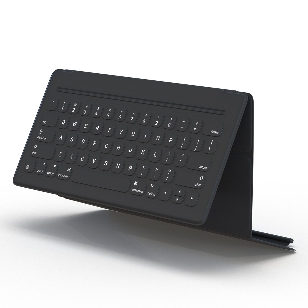 Apple Smart Keyboard Rigged 3D Model 3D model preview