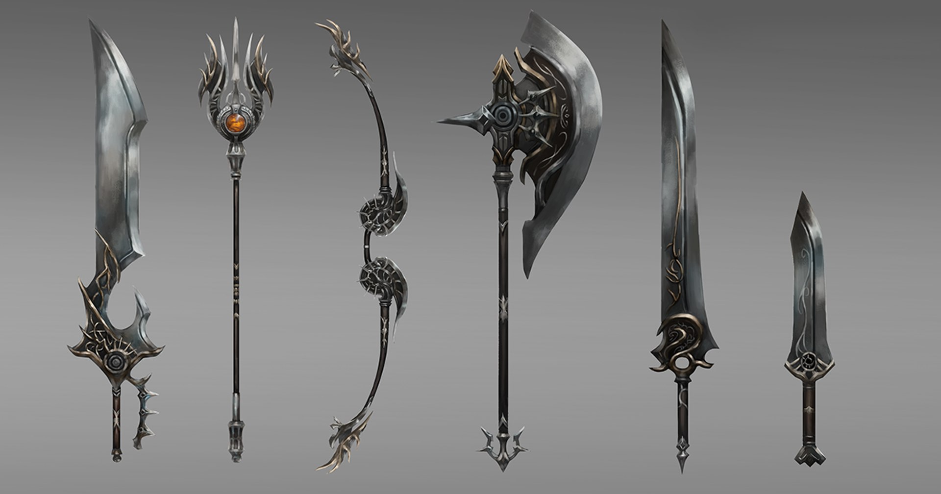 Fantasy Great Weapon Set 3D Model - TurboSquid 1320050