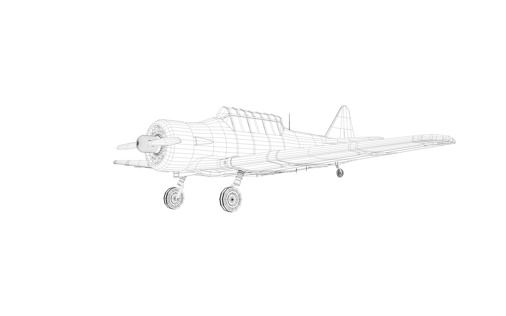 3D t6 texan 79319 l145 model - TurboSquid 1415333