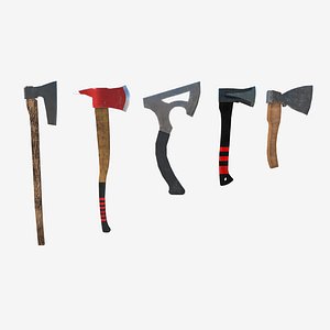 Axe pack 01 3D model
