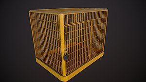 iron cage - yellow 3D