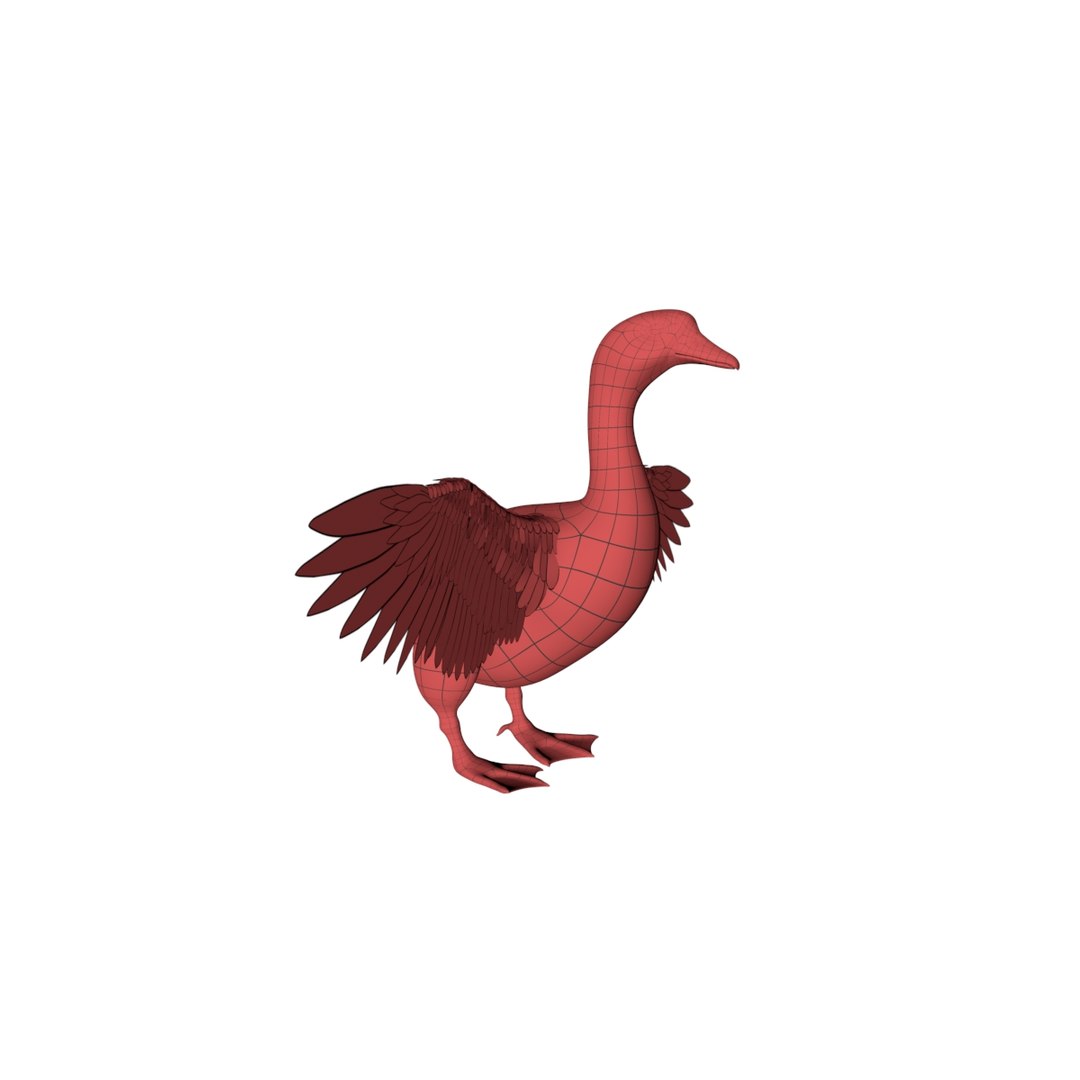 Base Mesh Goose 3D - TurboSquid 1259296