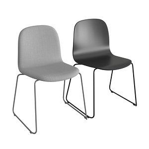 Visu Sled Base Chair 3D model