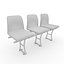 3D Stadium Seats 2 model