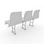 3D Stadium Seats 2 model