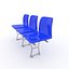 3D Stadium Seats 2 model
