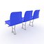 3D Stadium Seats 2 model
