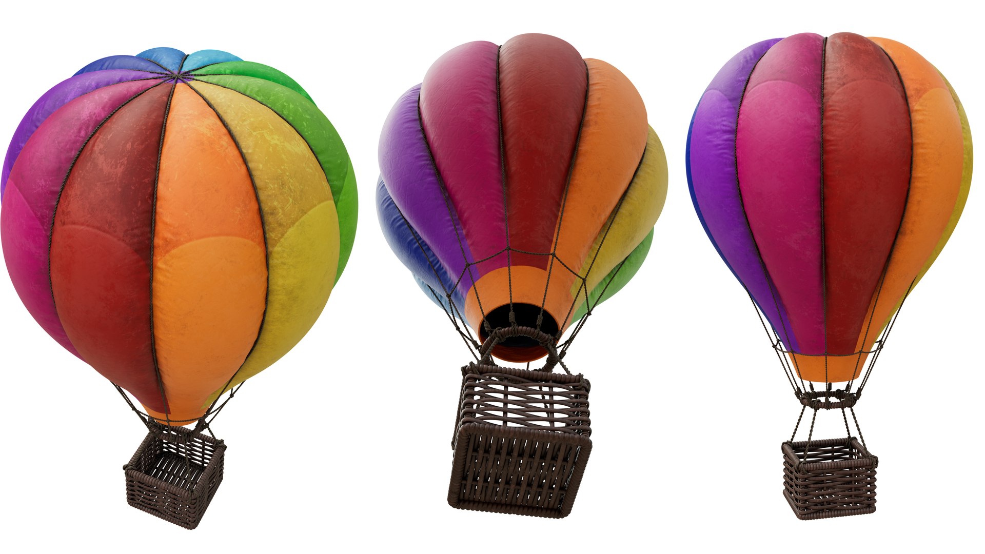 3D Stylized Hot air balloon - production ready https://p.turbosquid.com/ts-thumb/nd/Qus9RU/AI/rainbow_baloon_dirty/jpg/1655451118/1920x1080/fit_q87/7be212c897bceede3dff5cbcb4148ece421f24da/rainbow_baloon_dirty.jpg
