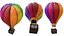 Globo aerostático estilizado: listo para producción