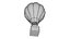 Globo aerostático estilizado: listo para producción