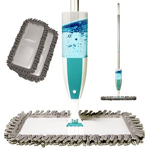 Spray Mop for Floor Cleaning- 3D Model Ready to Render inside Blender Cycles model