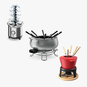 3D model Fondue Pots Collection
