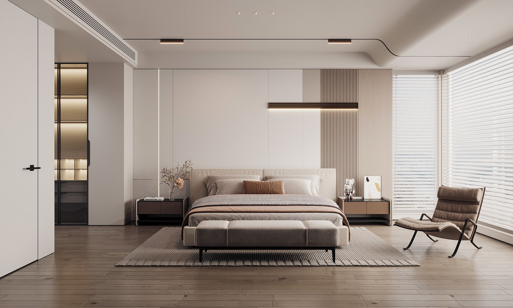 Modern bedroom 3D model - TurboSquid 2070341