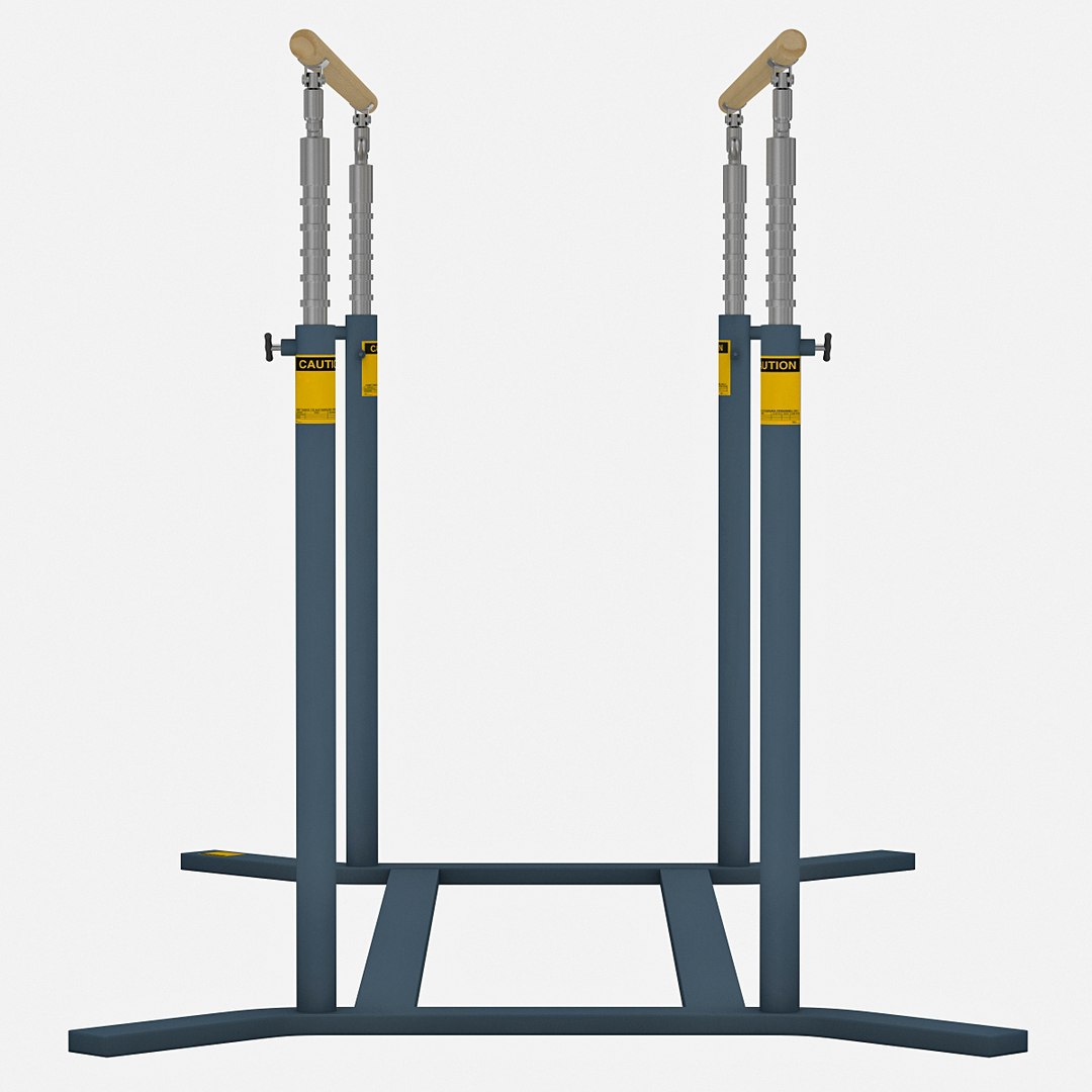gymnastics parallel bars 3d max