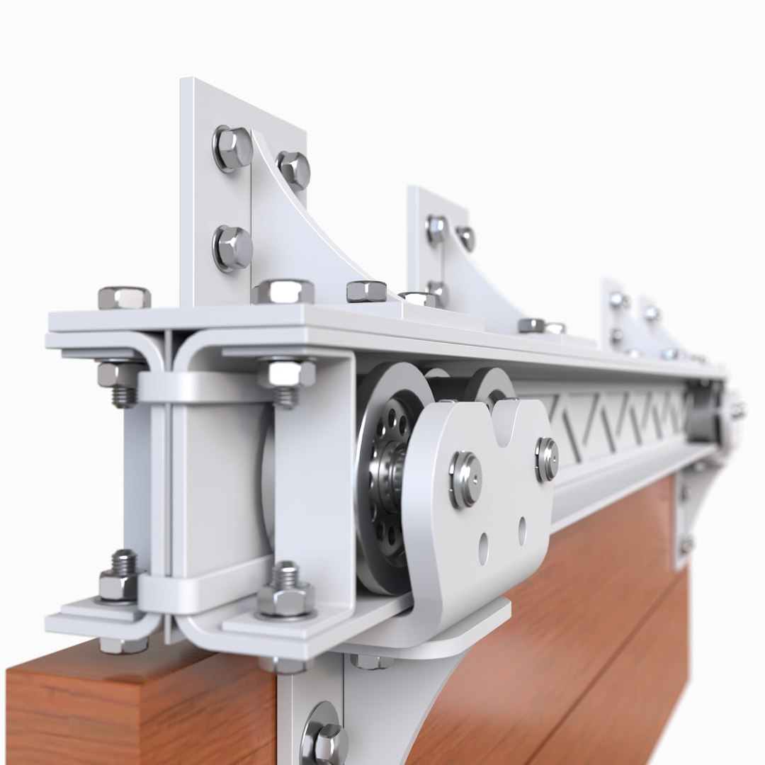 3D Door Mechanism - TurboSquid 2142502