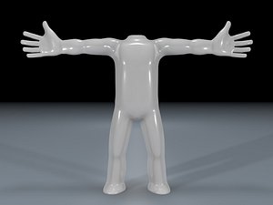 Neanderthal T-Pose Fur 3D Model $149 - .max - Free3D