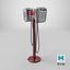 Retro EPRAD Detroit Diecast Drive-In Speaker Stand