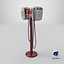 Retro EPRAD Detroit Diecast Drive-In Speaker Stand