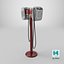Retro EPRAD Detroit Diecast Drive-In Speaker Stand
