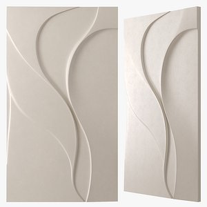 Beige Vertical Wall Art