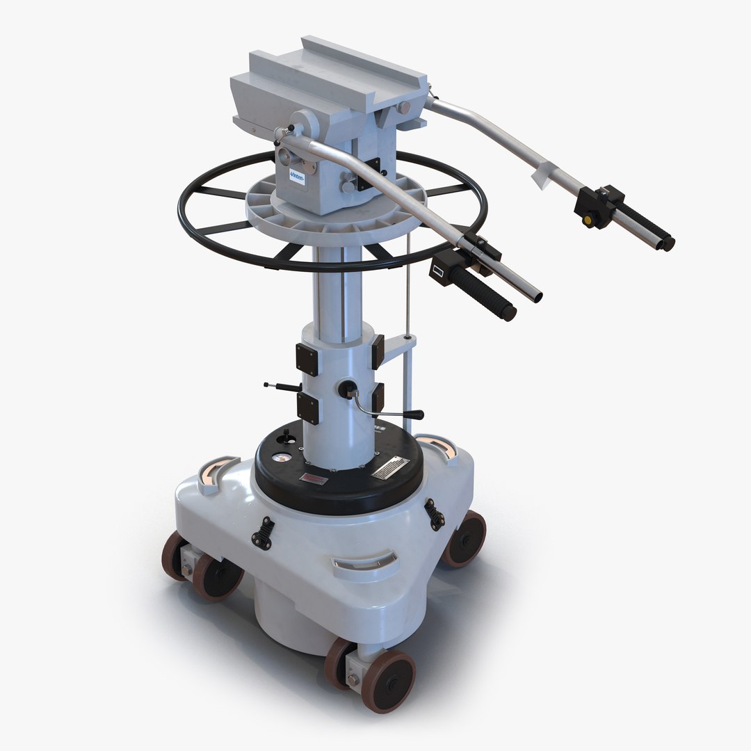 TV Studio Camera Pedestal 2 3D model preview