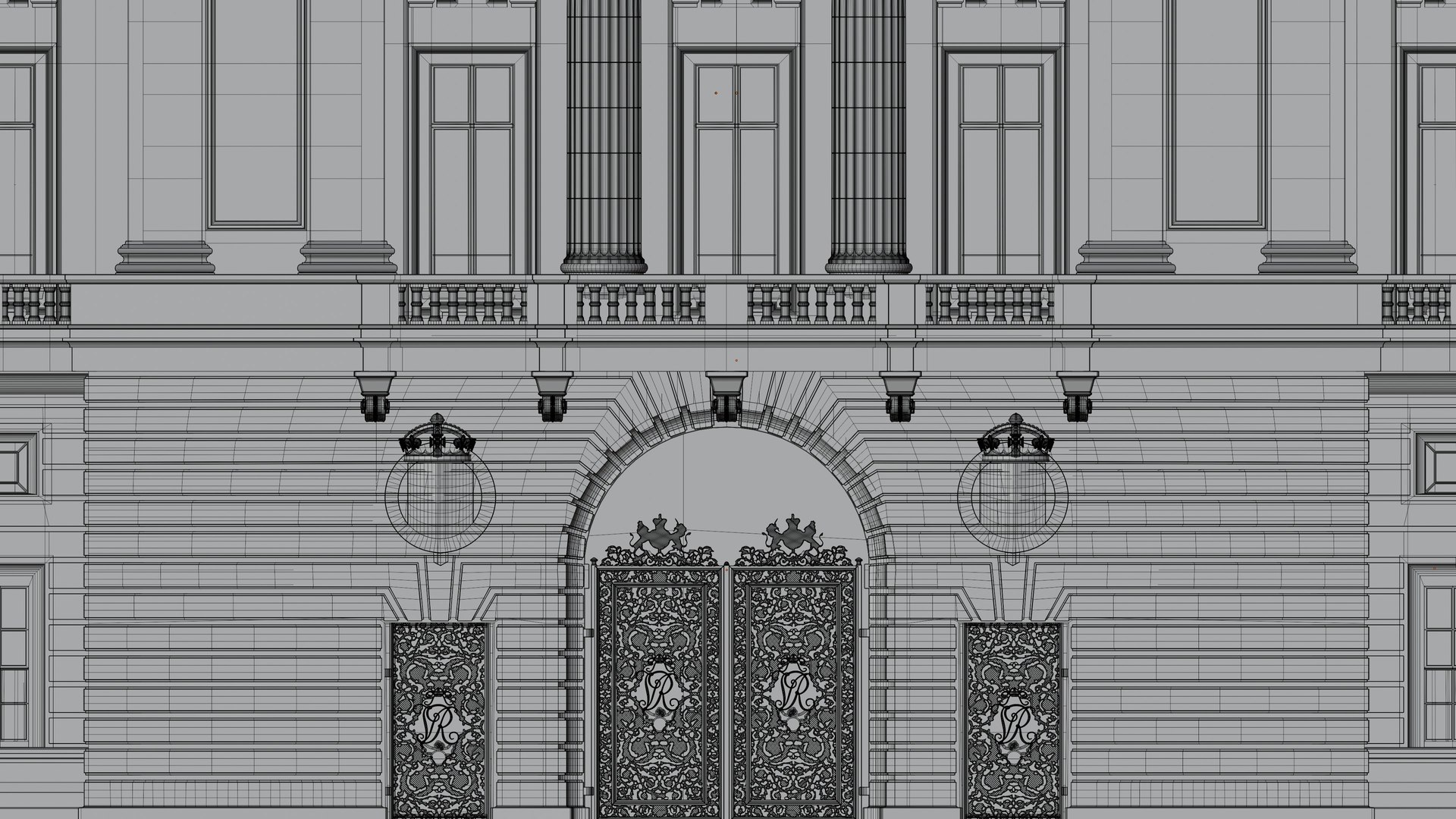 Buckingham Palace PBR model https://p.turbosquid.com/ts-thumb/nd/x8F5mO/Vt/wire_2/jpg/1743329780/1920x1080/fit_q87/bc06fa12320613a16861fc90988aa06a4b2f27db/wire_2.jpg