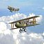 Airplane Airco DH2 Biplane (WW1)