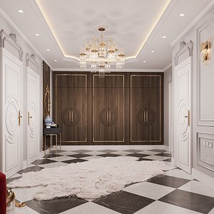 Corridor Design vray and Corona 3D model