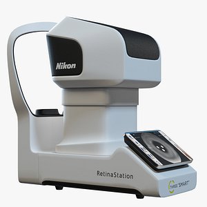 Nikon Retina Station Eye Test 3D model