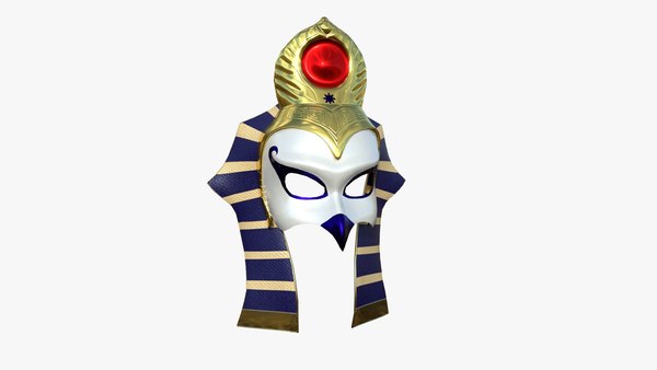 Ra Mask A01 - Egyptian Gods Character Clothing 3D model