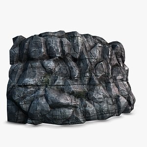High Quality Rocky Cliff model 02