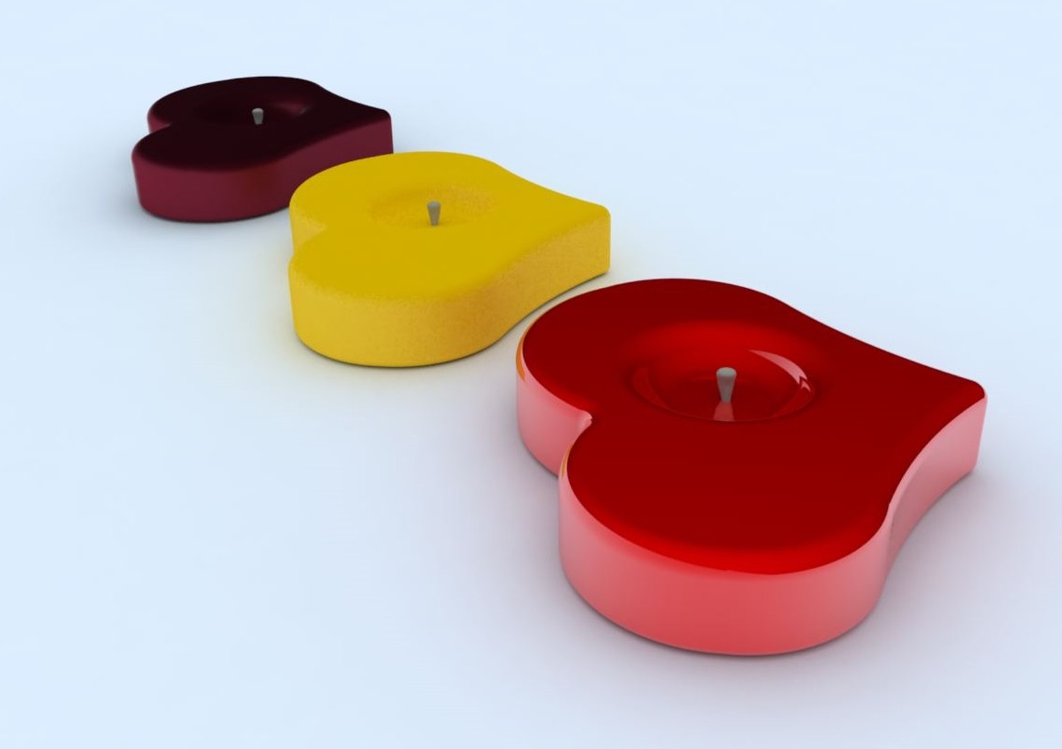 3d Candle Model