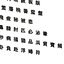 Chinese MS Gothicフォントセット17 CG CADデータ