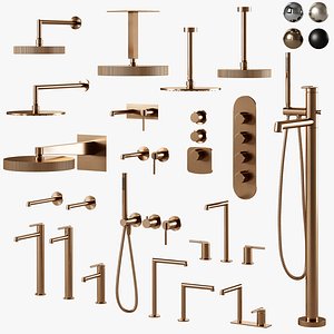 3D Set of mixers Ingranaggio
