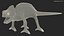 3D Chameleon Red Rigged