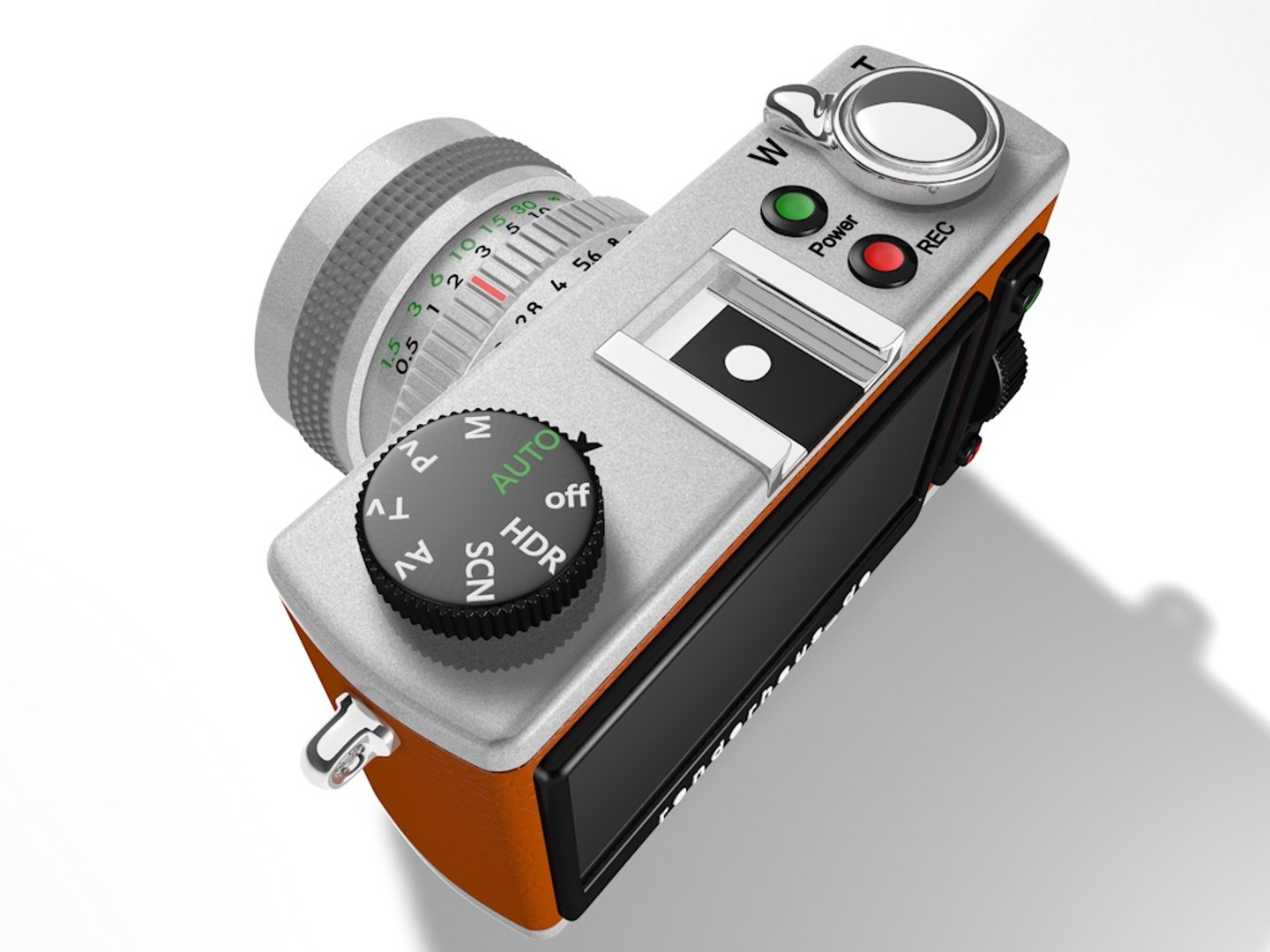 3d retro camera model