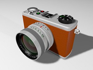 3d retro camera model